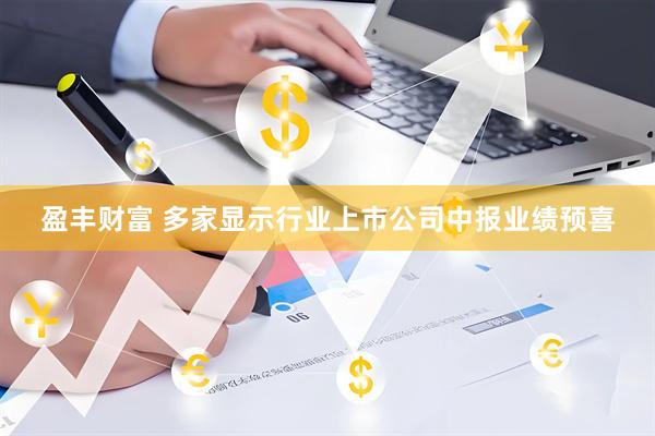 盈丰财富 多家显示行业上市公司中报业绩预喜