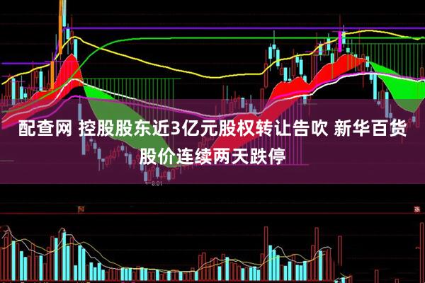 配查网 控股股东近3亿元股权转让告吹 新华百货股价连续两天跌停
